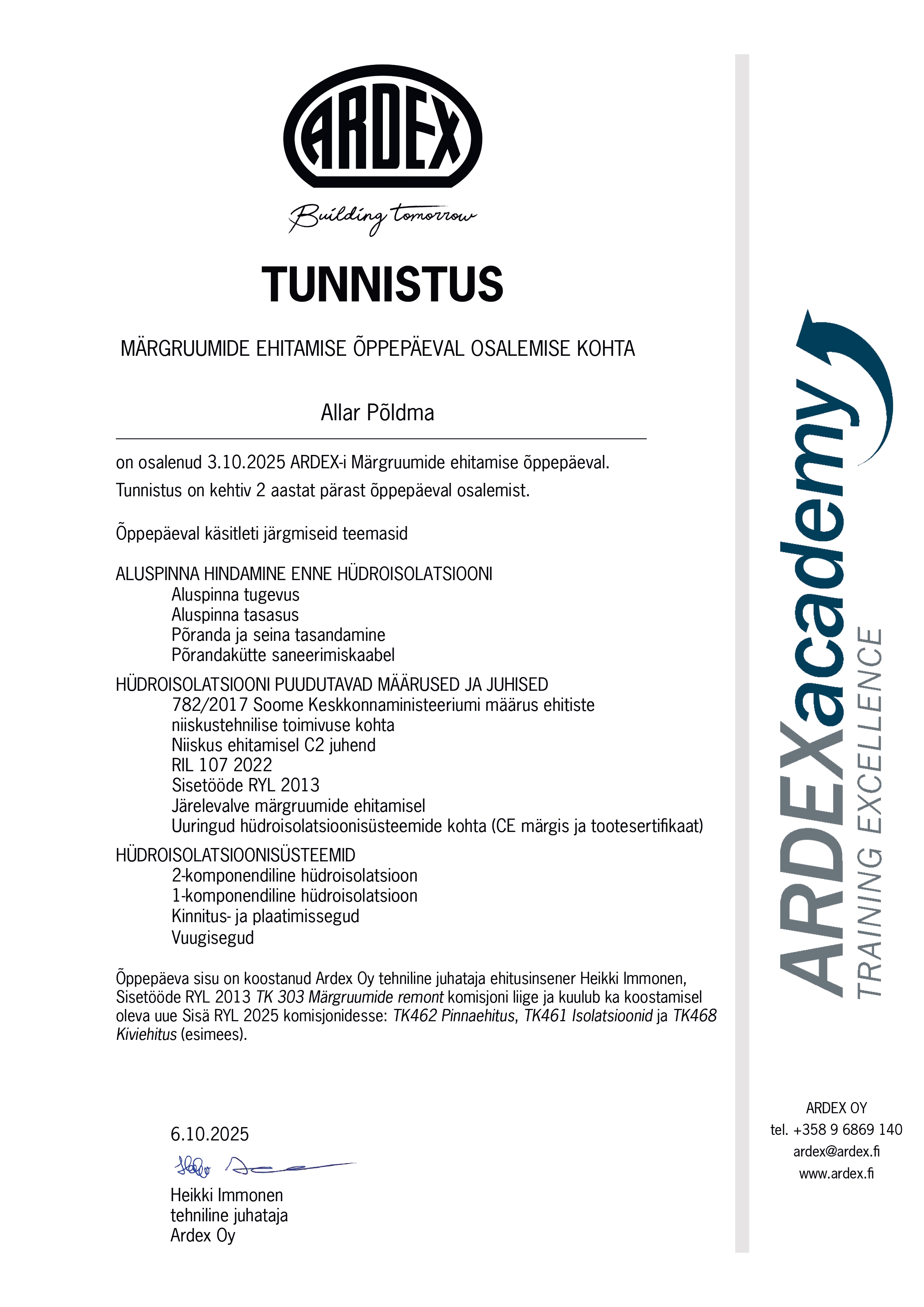 Tunnistus margruumide ehitus